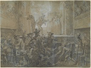 La scène avec la grande Baguenodière