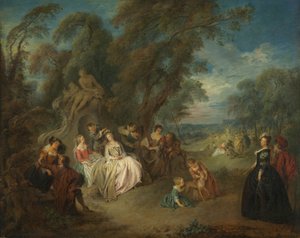 Fête champêtre, vers 1730 - Jean Baptiste Pater