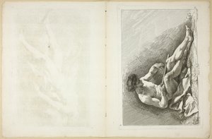 Figure (recto et verso), du Seconde livre de figures d’Académies gravées en Partie par les Professeurs de l’Académie Royale - Jean Baptiste Perronneau
