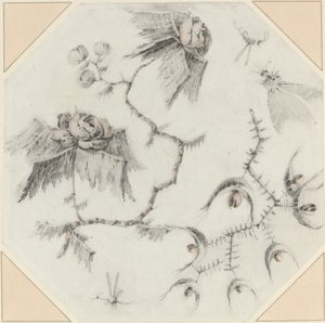 Fleurs et insectes fantaisistes - Jean Baptiste Pillement