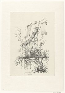 Composition ornementale de style chinoiserie - Jean Baptiste Pillement