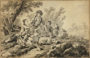 Scène pastorale