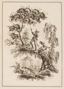 Planche 10, de "Suite de Douze Pêcheurs et Chasseurs"