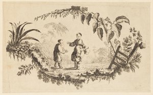 Planche, tirée de "Recueil de Plusieurs Jeux d