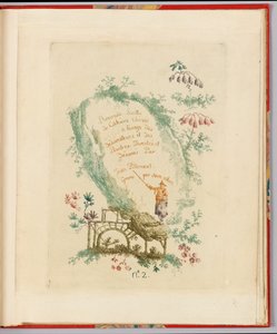 Title page, Plate 1, from "Nouvelle suite de cahiers chinois a l