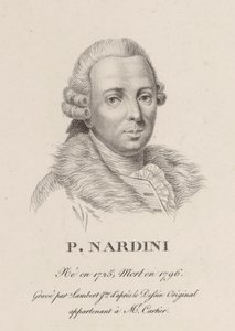 Portrait du violoniste et compositeur Pietro Nardini 1722-1793
