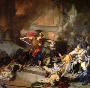 La Mort de Priam, 1785 - Jean Baptiste Regnault
