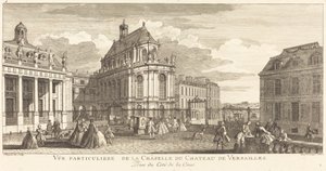 Vue particulière de la chapelle du château de Versailles