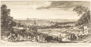 Vue du Paysage de la Maison Royale de Saint Cir