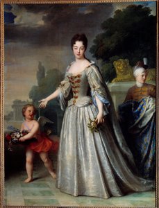 Portrait de Marie Adélaïde de Savoie, duchesse de Bourgogne dauphine de France - Jean Baptiste Santerre