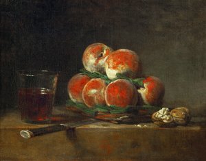 Panier de pêches