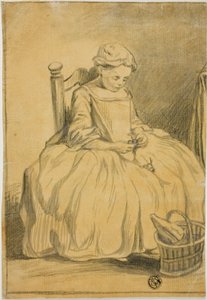 Fille mangeant des cerises