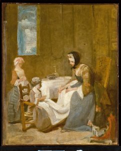 Le Bénédicité, une Esquisse - Jean Baptiste Simeon Chardin