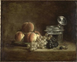 Pêches et raisins - Jean Baptiste Simeon Chardin