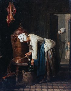 Femme tirant de l