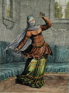 Tchinguis, ou Danseur Turc, planche 54 de 