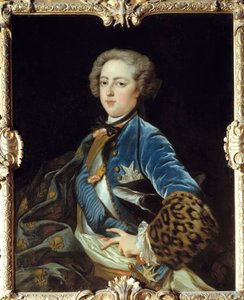 Portrait de Louis XV (1710-1774), Roi de France. Peinture de Jean Baptiste Van Loo (1684 - 1745)