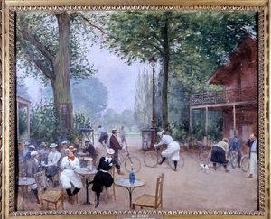 Chalet du cycle au Bois de Boulogne, vers 1900