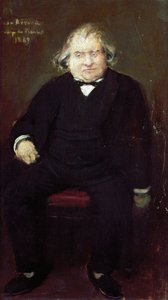 Portrait de Joseph Ernest Renan (1823-1892), historien, philosophe, philologue et écrivain français, par Jean Béraud (1849-1935) - Jean Beraud