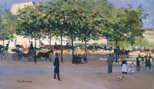 Promenade un dimanche après-midi, Paris - Jean Beraud