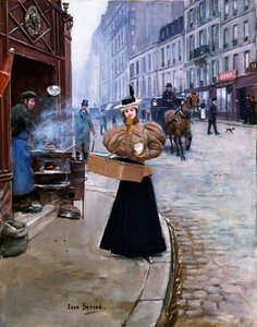 Le vendeur de marrons grillés