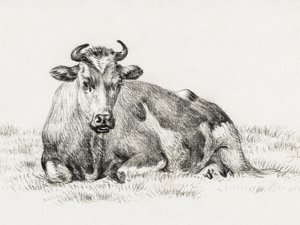 Vache couchée (1825) - Jean Bernard