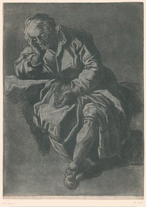 Homme assis - Jean Charles François