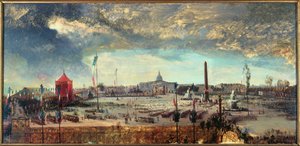 Promulgation de la Constitution, Place de la Concorde, 12 novembre