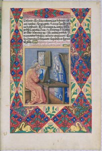 Saint Luc peignant la Vierge Marie, du Livre d