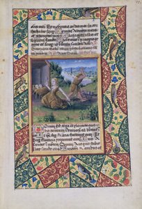 Ms Lat. Q.v.I.126 fol.15 Adam et Ève travaillant, du Livre d