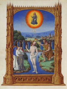 Très Riches Heures du duc de Berry - Le Baptême du Christ