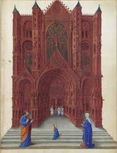 Très Riches Heures du duc de Berry - La Présentation de la Vierge Marie au Temple de Jérusalem folio 137r