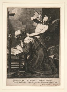 Saint Antoine et un démon - Jean Couvay