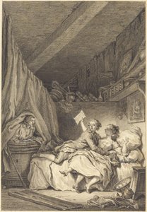 Le savetier - Jean Dambrun after Jean Honoré Fragonard