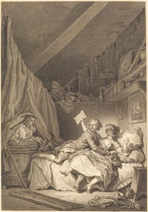 Le savetier - Jean Dambrun after Jean Honoré Fragonard