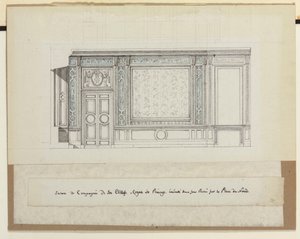 Conception pour des décorations murales pour le Salon de Compagnie