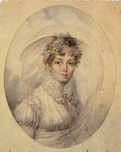 Portrait de la princesse Zinaida Alexandrovna Volkonskaya 1792-1862