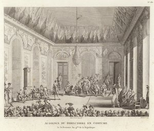 Audience du Directoire en costume - Jean Duplessi Bertaux