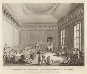 Maximilien de Robespierre mène une attaque - Jean Duplessi Bertaux