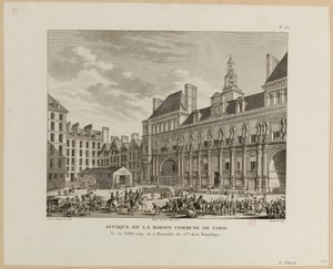 Attaque de la Maison commune de Paris - Jean Duplessis Bertaux