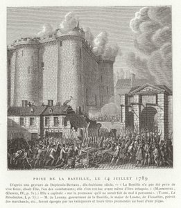 Prise de la Bastille, Paris, Révolution française, 14 juillet 1789