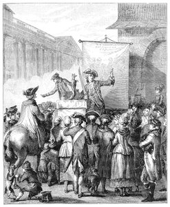 Le Charlatan au Louvre, Paris, 1885