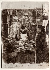 Dans le Vieux Marché - Jean Emile Laboureur