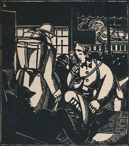 Les Soldats à la Gare, 1919 - Jean Emile Laboureur
