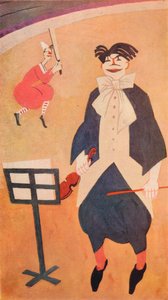 Le Clown. Décoration murale au restaurant Boulestin, Londres, vers 1927 - Jean Emile Laboureur