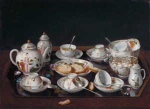 French : Still Life with coffee tasses (Japanese tea service) Still Life : Tea Set