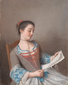 Italien : La bella lectora
Français : La liseuse - Jean-Étienne Liotard