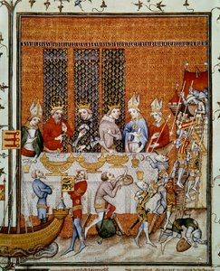 Banquet offert par le roi Charles V de France