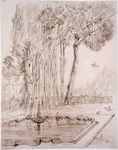 Fontaine ornementale dans le jardin de Serai, Constantinople, de 