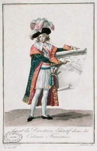 Agent colonial français pendant la période du Directoire